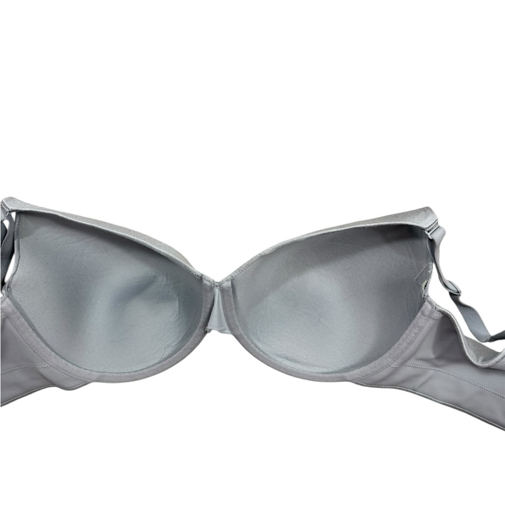 Cacique Lightly Lined Full Coverage Silver Bra Br… - image 6